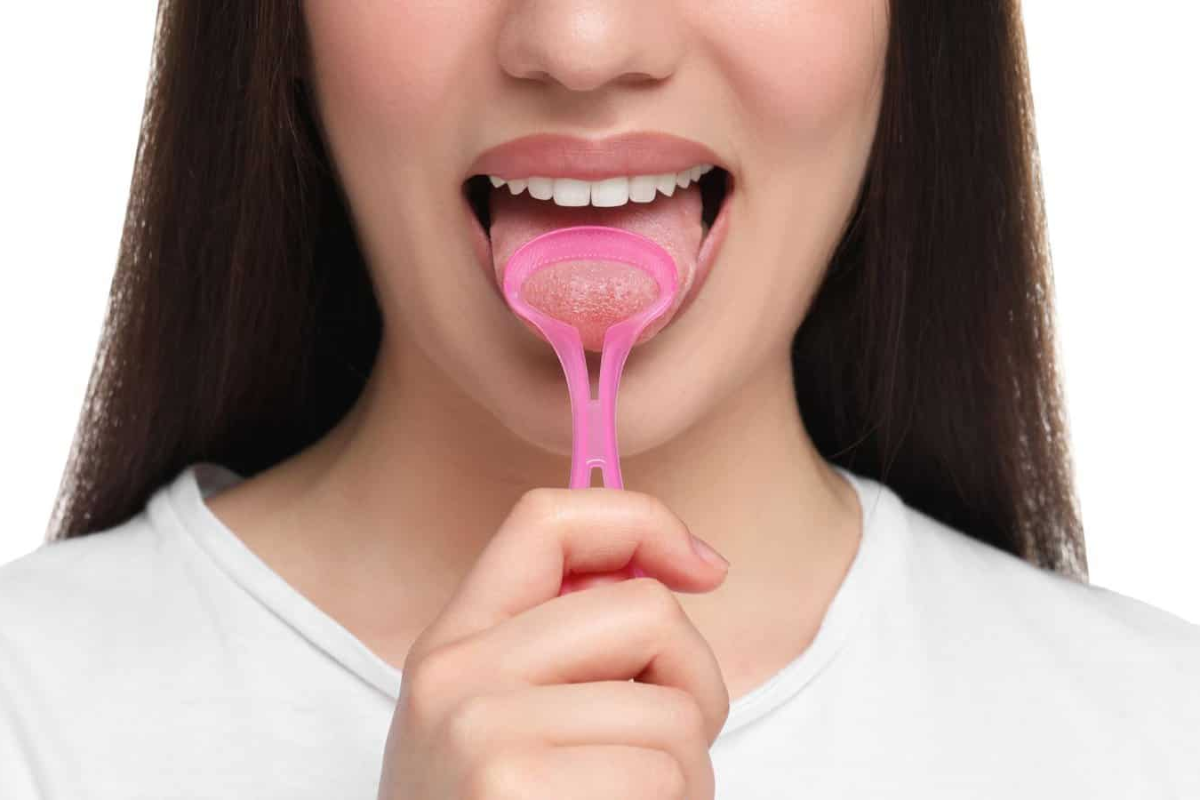 brushing your tongue is important for oral health