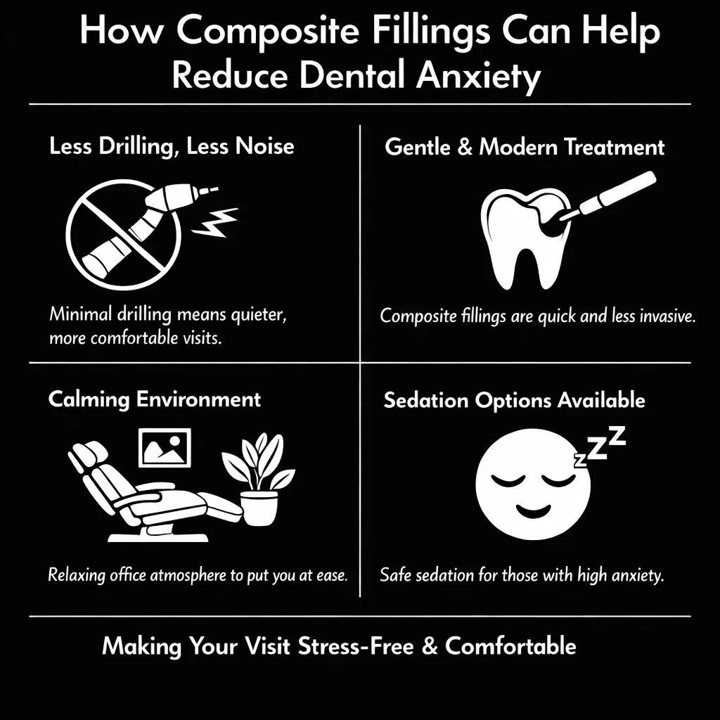 how composite fillings help reduce dental anxiety