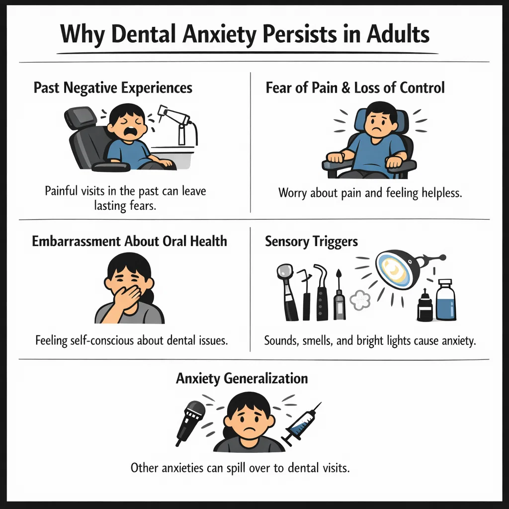 why dental anxiety persists in adults